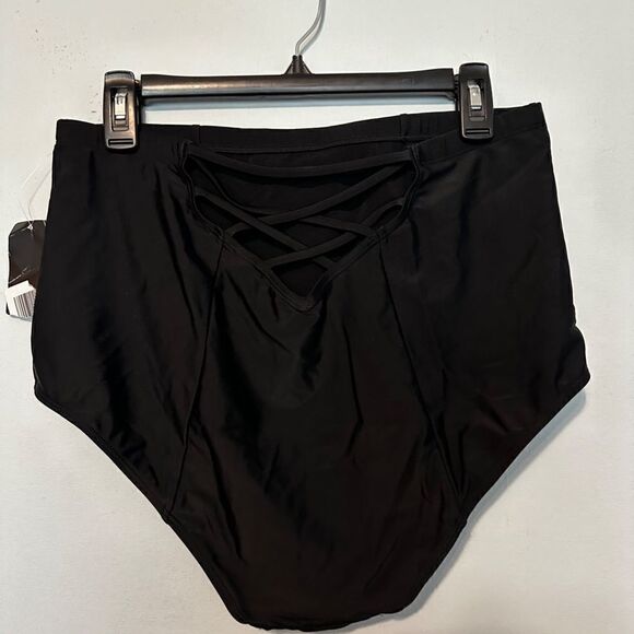 Torrid High-Rise Strappy Back Swim Bottom 1X - Picture 11 of 12